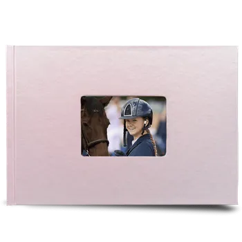 Fotokniha Fotokniha24 hod. Vaše nejlepší foto kniha A4 šířku v růžové barvě - béžové pozadí