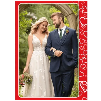 Fotokniha Fotokniha online. Desky přírodní A4 na výšku výroba do 24 hod - srdičkový motiv