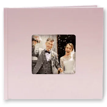 Fotokniha Vytvoříte snadno a rychle v růžové barvě 29 cm do 24 hod - svatební krajka