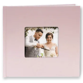 Fotokniha Vyrobte si online nejlepší fotoknihu, rychle v růžové barvě 21 x 21 cm do 24 hod - srdíčkový motiv