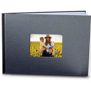 Fotokniha Fotokniha online. Desky antracitové A4 na šířku výroba do 24 hod - motiv moderní černá