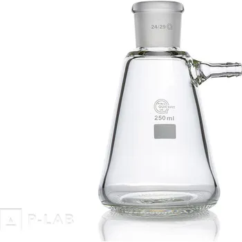 Baňka odsávací se zábrusem | PYREX® (Objem (ml): 250, NZ: 24/29, Průměr baňky (mm): 85, Výška (mm): 145, Olivka: Šroubovací olivka)