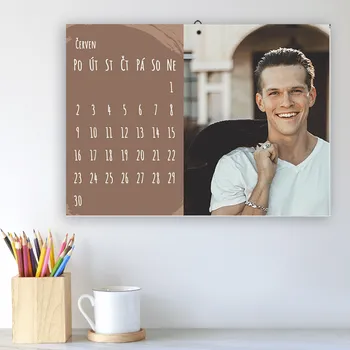 Fotokalendář Kalendář z vlastních fotek levně ve formátu A4 na šířku, Kvalitní tisk, Expresní výroba Motiv Terracotta