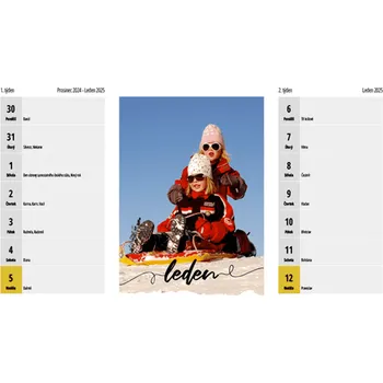 Fotokalendář 14 denní stolní fotokalendář, Vlastní fotky, Online a snadno v editoru Motiv Trhutý Motiv Trhutý