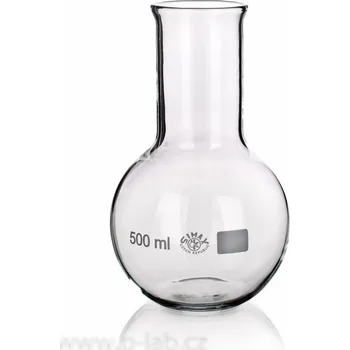 Baňka s plochým dnem, širokohrdlá titrační | SIMAX (Objem (ml): 100, Průměr baňky (mm): 64, Průměr hrdla (mm): 34, Výška (mm): 110, Balení (ks): 1)