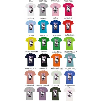 Dívčí oblečení Dětské tričko Hello Kitty Rock Barva: Bílá, Velikost: 7-8 let - vel. 122/128