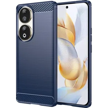 Pouzdro na mobilní telefon Techsuit Kryt Honor 90 / Honor 80, Armored Carbon modrý