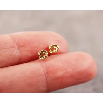 Náušnice minimal Náušnice zlaté kouzlo 29087