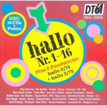 Zahraniční hudba 18CD/Box Set Various: Hallo Nr. 1-16 + Hallo 2/74 + Hallo 3/75 LTD 2024 Limited Edition
