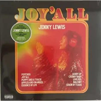 Zahraniční hudba LP Jenny Lewis: Joy'All CLR | LTD 2023 Green Coloured Vinyl Limited Indie Exclusive Edition