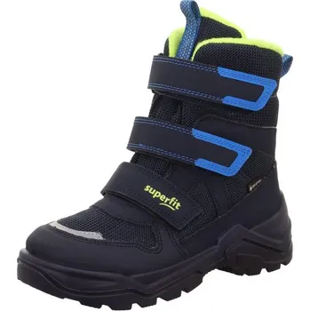 Chlapecká zimní obuv Dětské zimní boty barefit SNOW MAX Blue/Yellow Gore-Tex, Superfit , 1-002023-8000, modrá - 33