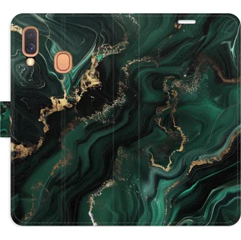 Pouzdro na mobilní telefon Flipové pouzdro iSaprio - Emerald 02 - Samsung Galaxy A40