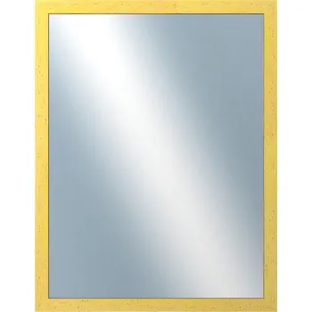 Zrcadlo DANTIK - Zarámované zrcadlo - rozměr s rámem cca 70x90 cm z lišty RETRO žlutá (2533)