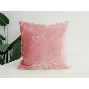 Bytový textil XPOSE® Mikroplyšový povlak na polštář - starorůžový 50x50 cm, Mikroplyš + Prodloužená možnost vrácení zboží do 50 dnů