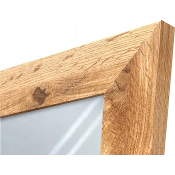 Zrcadlo Zrcadlo v širokém rámu 40x40 dub wotan