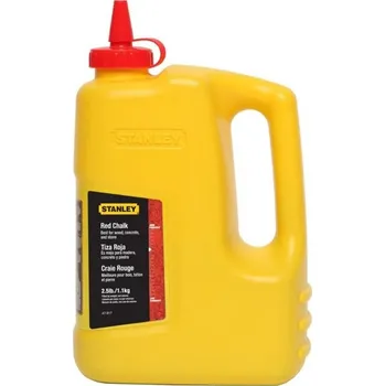 1-47-919 STANLEY červená prášková křída, pudr do brnkačky, 1kg
