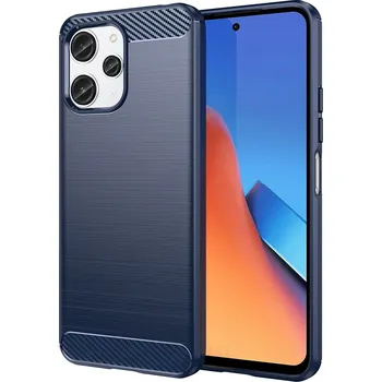 Pouzdro na mobilní telefon Techsuit Kryt Xiaomi Redmi 12 4G / 5G, Armored Carbon modrý