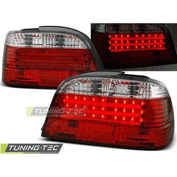 Zadní světlomet Zadní světla BMW E38 95-02 - krystal/červené LED (LDBM46)