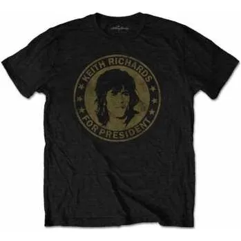 Pánská móda Merch The Rolling Stones: Tričko Keith For President L 2022