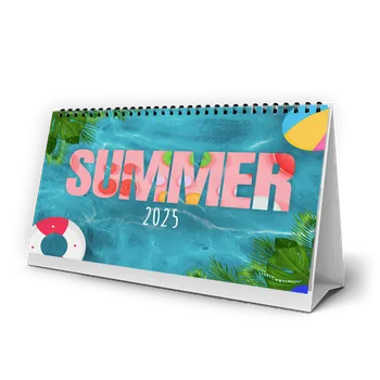 Fotokalendář Fotokalendář stolní, 14-denní, 2026, Krásné vzory a jednoduchý editor Motiv Dovolená u moře Motiv Dovolená u moře