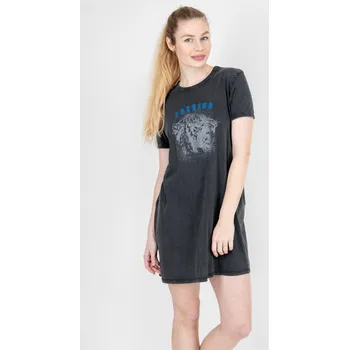 Dámské tričko Jacqueline de Yong JDY dámské prodloužené triko vintage Elina černé Velikost: L