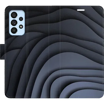 Pouzdro na mobilní telefon Flipové pouzdro iSaprio - Dark Waves - Samsung Galaxy A53 5G