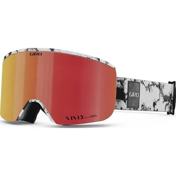 Cyklistické kalhoty Lyžařské brýle GIRO Axis White Dark Matter Vivid Ember/Vivid Infrared (2skla)