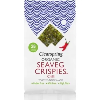 Chips Seaveg bezlepkové chipsy z mořských řas s příchutí chilli BIO 4 g