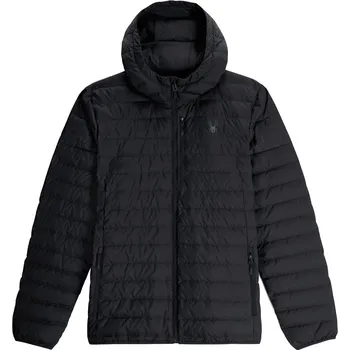 Cyklistické kalhoty Pánská bunda Spyder Men Zenith Hooded Down Jacket - Black