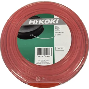 Struna do sekačky Hikoki žací struna 2,4 m x 69 m čtvercová