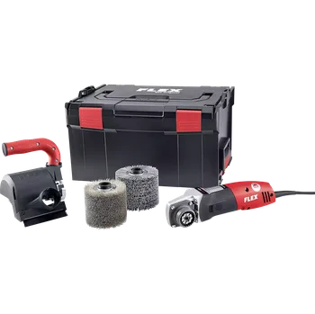 satinační bruska FLEX BBE 14-3 110 Set, Kartáčovací bruska TRINOXFLEX