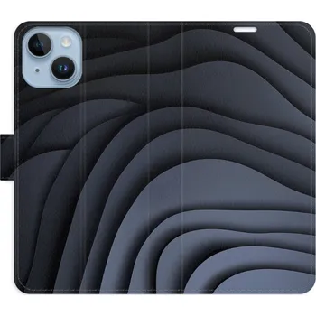 Pouzdro na mobilní telefon Flipové pouzdro iSaprio - Dark Waves - iPhone 14