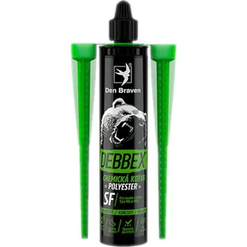 Průmyslové lepidlo Den Braven chemická kotva bez styrenu Debex POLYESTER SF