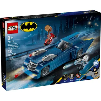 Stavebnice LEGO LEGO DC Batman 76274 Batman a Batmobil vs. Harley Quinn a Mr. Freeze
