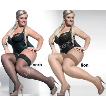 Dámské punčochy ADRIAN Samodržky Bella15 Barva: lion, Velikost: 7-8(3XL-4XL)