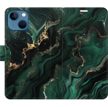 Pouzdro na mobilní telefon Flipové pouzdro iSaprio - Emerald 02 - iPhone 13 mini