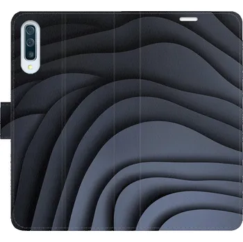 Pouzdro na mobilní telefon Flipové pouzdro iSaprio - Dark Waves - Samsung Galaxy A50