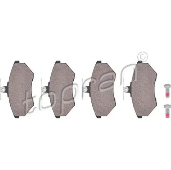Brzdový systém Sada brzdových destiček, kotoučová brzda TOPRAN 103 529 001