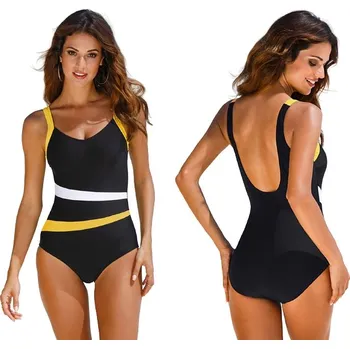 Dámské plavky K&M jednodílné plavky vícebarevné velikost XL