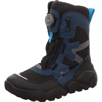 Chlapecká zimní obuv Chlapecké zimní boty ROCKET Black/Turquoise Gore-Tex, Superfit , 1-000403-0030, tyrkysová - 36