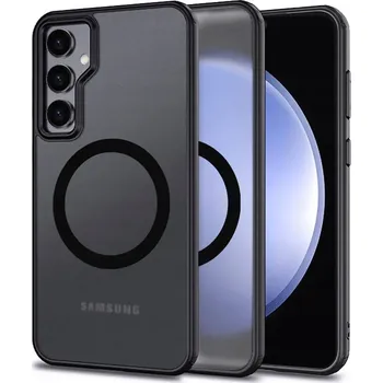Pouzdro na mobilní telefon Kryt Samsung Galaxy A35 5G Tech-Protect Magmat MagSafe matná černá