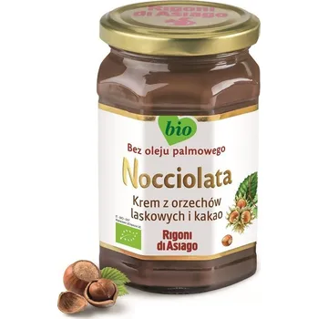 Bezlepkový krém z lískových oříšků a kakaa bio 650 g - Nocciolata