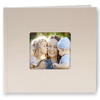 Fotokniha Vyrobte si online nejlepší fotoknihu, rychle v přírodní barvě 21 x 21 cm do 24 hod - motiv elegantní bílá