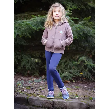 Dívčí legíny Legíny dětské zateplené navy modré Velikost: 86/92