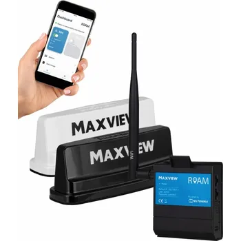 Příjem digitálního pozemního vysílání Anténa a router Maxview Roam Campervan bilá