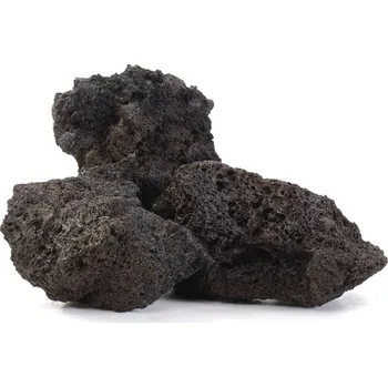 Přírodní kámen Granulati Zandobbio Okrasný lámaný kámen Lava Nera 200 - 400 mm (koš) 800 kg