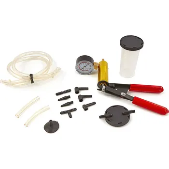 Přislušenství brzdového systému Pumpa podtlaková pro odvzdušnění brzd a dalších systémů, sada 14 dílů (TrueTech)