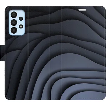 Pouzdro na mobilní telefon Flipové pouzdro iSaprio - Dark Waves - Samsung Galaxy A33 5G