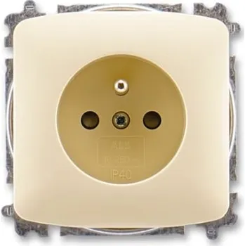vypínač ABB Tango zásuvka slonová kost 6619A-A06357 C s clonkami (2CHA196357A4511)