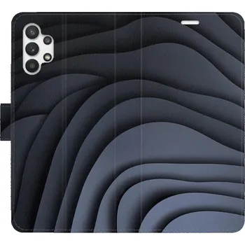 Pouzdro na mobilní telefon Flipové pouzdro iSaprio - Dark Waves - Samsung Galaxy A32